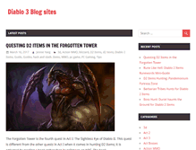 Tablet Screenshot of diablo3-gold.com